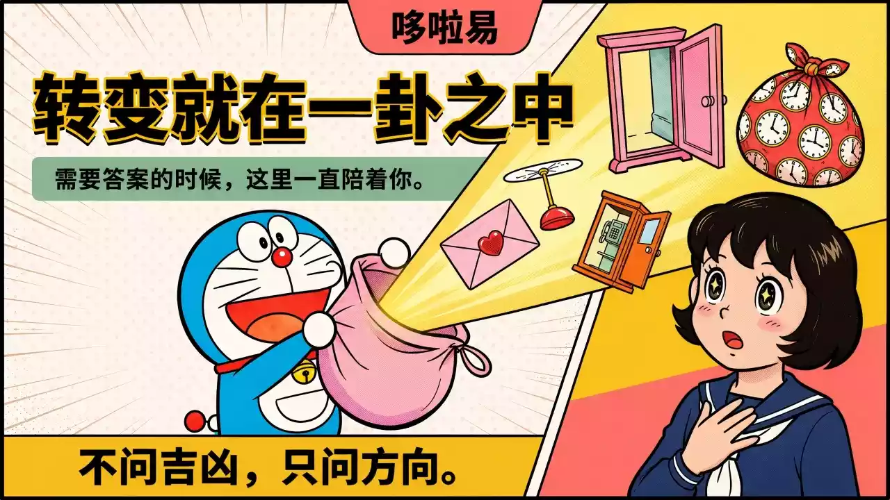 易经一查，万事不愁！开卦显化！